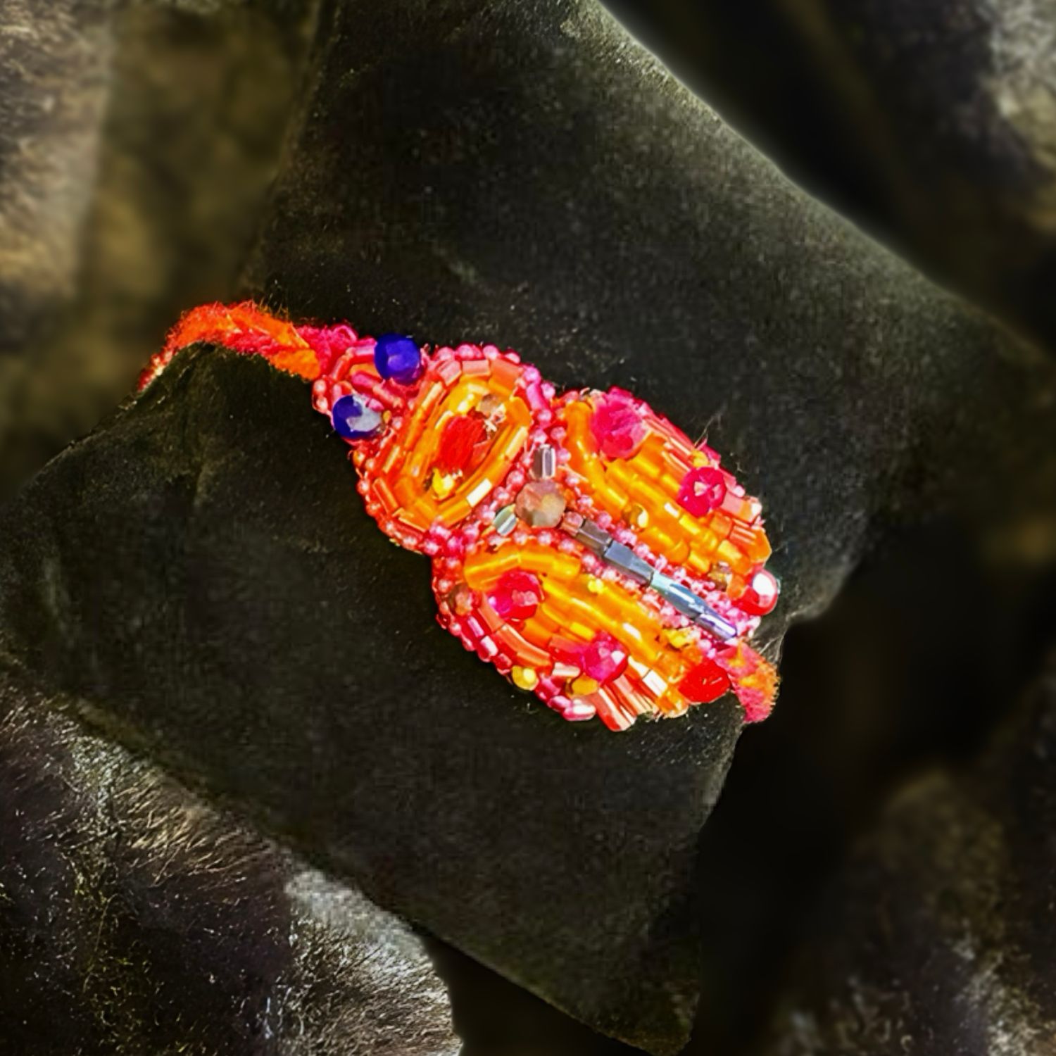 Hot pink, orange and tangerine