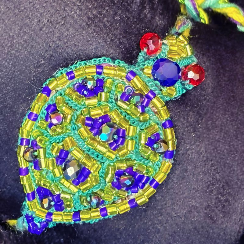 Green, vibrant lime and royal blue