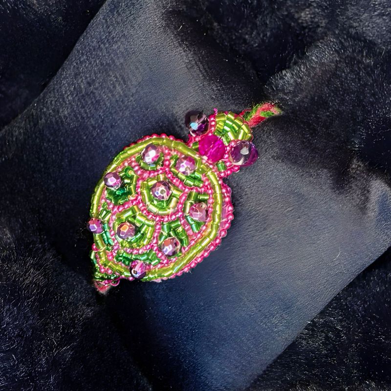 Pink, rose gold and green