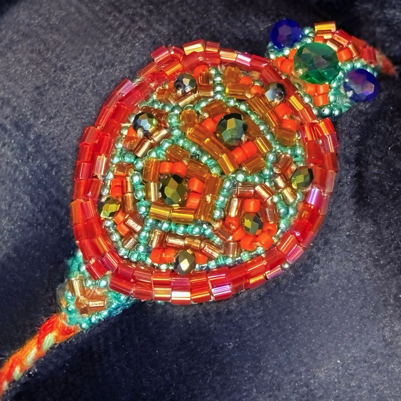 Acqua green, tangerine and coral
