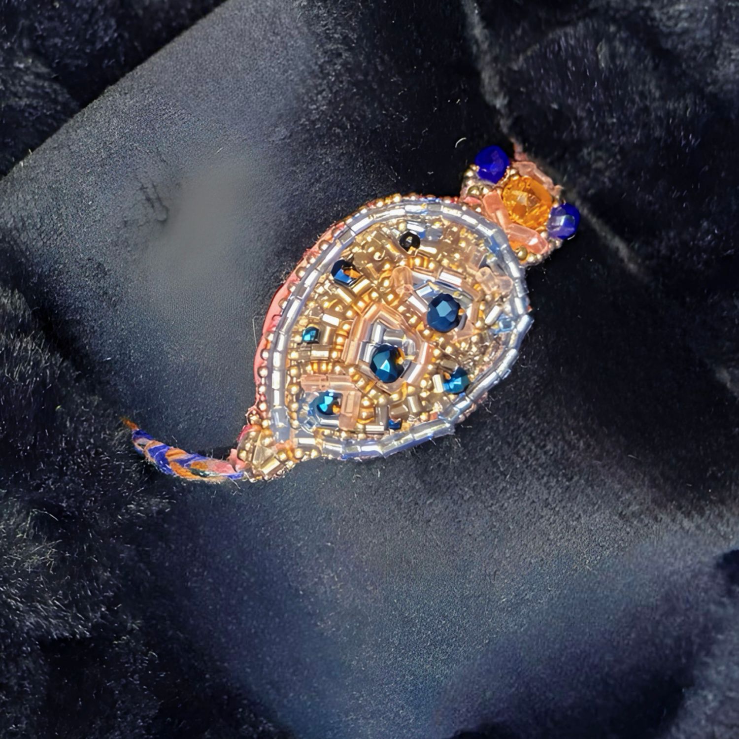 Rose gold, silver and icy blue