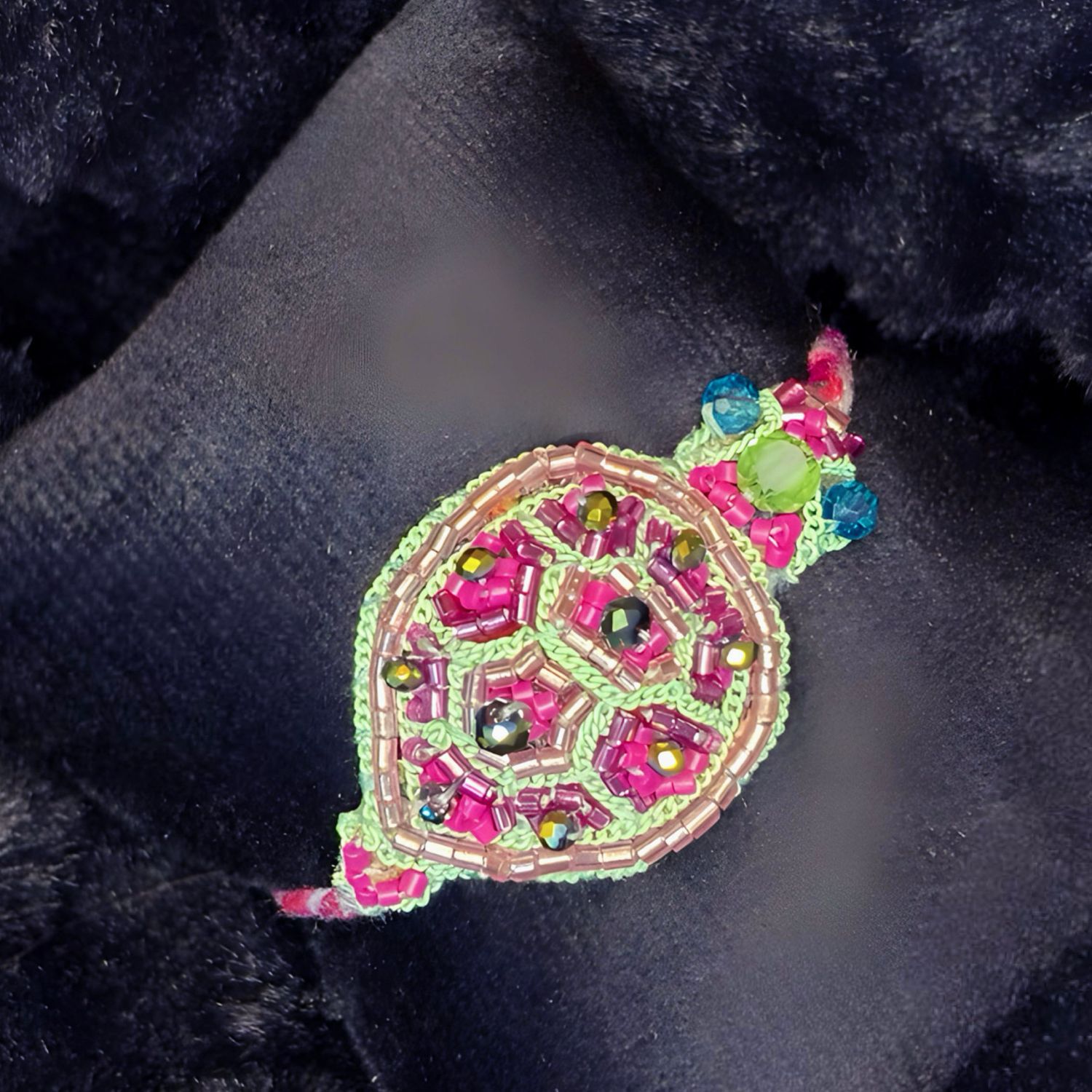 Light green, rose gold and champagne