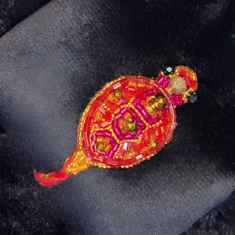 Gold, pink and tangerine