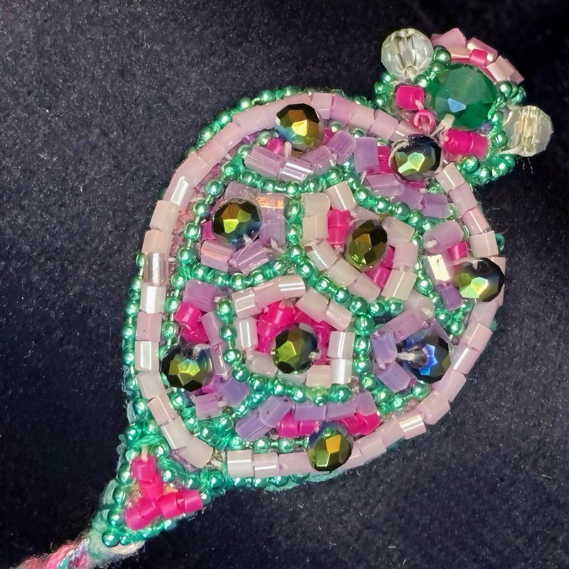 Light pink, acqua green and pink