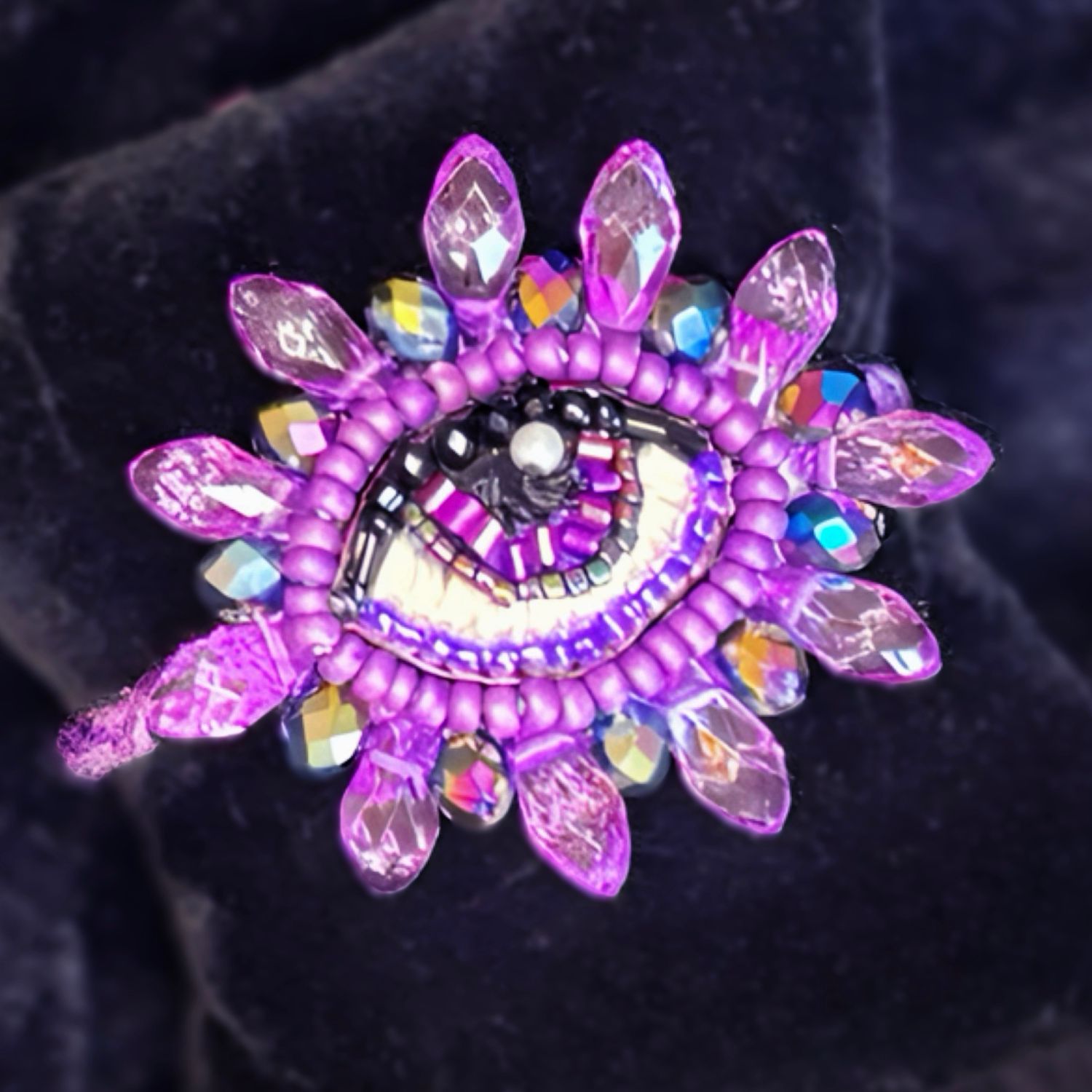 Iridescent purple Eye