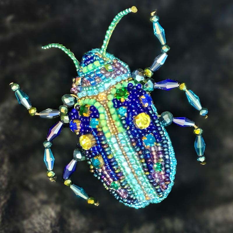 Turquoise and blue Beetle