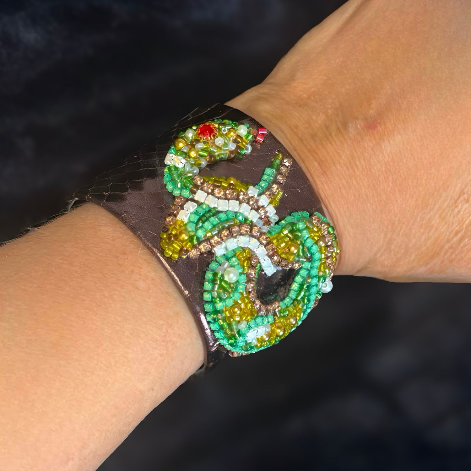 Serpentine bronze &amp; green