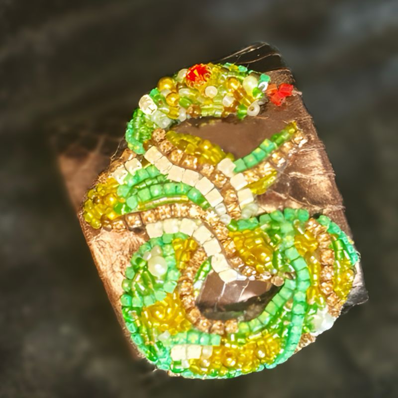 Serpentine bronze &amp; green