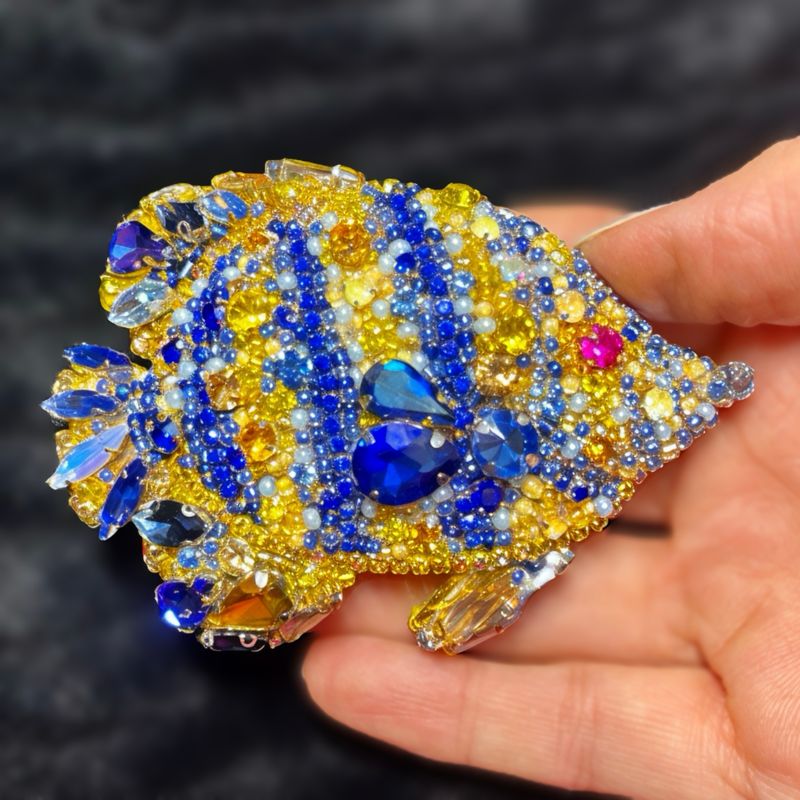 Blue and yellow fish