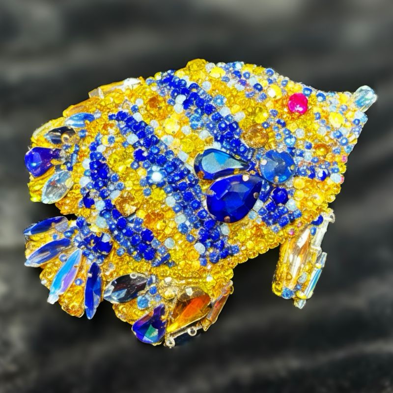 Blue and yellow fish