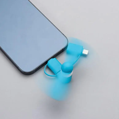 Portable Mini 3 In 1 Mobile Phone Fan
