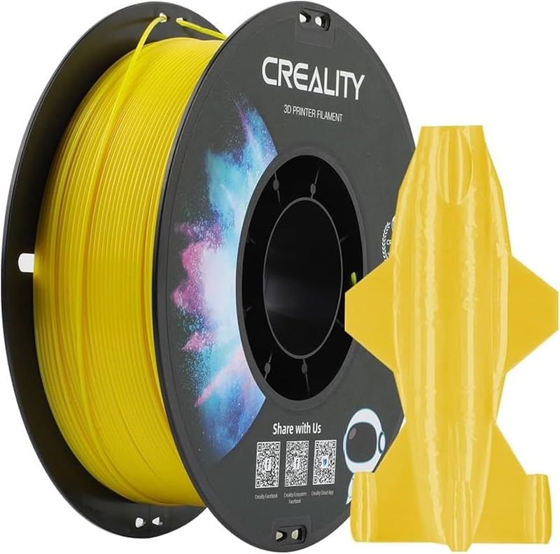 Creality CR-PETG Yellow Filament, 1.75mm, 1kg