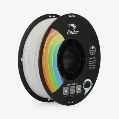 Creality Ender PLA + White Filament, 1.75mm, 1kg