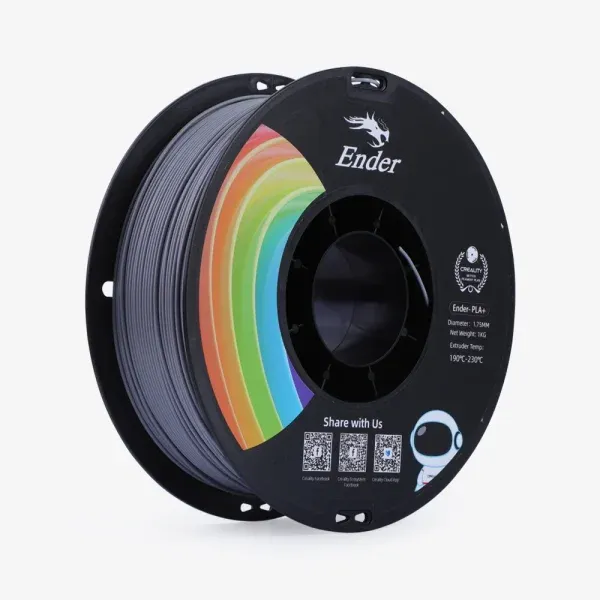 Creality Ender PLA + Grey Filament, 1.75mm, 1kg