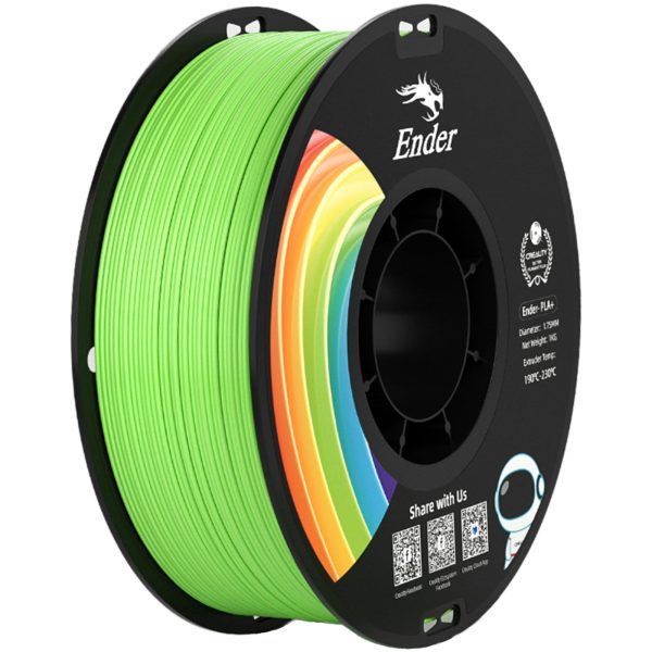 Creality Ender PLA + Green Filament, 1.75mm, 1kg