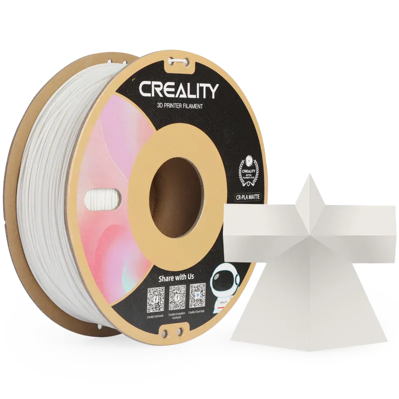 Creality CR-PLA Matte Filament Gypsum White