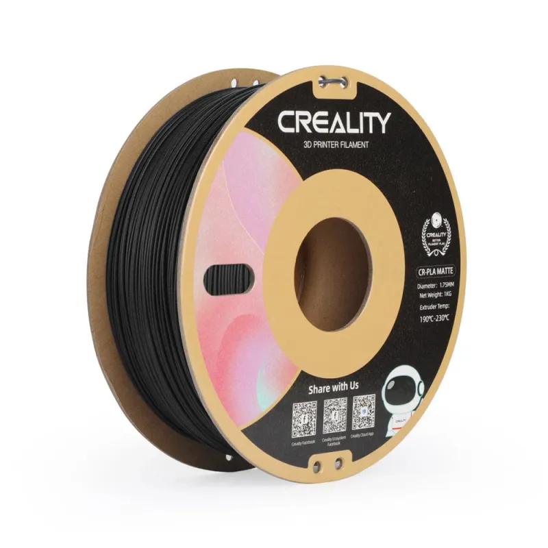 Creality CR-PLA Matte Filament Gypsum Black