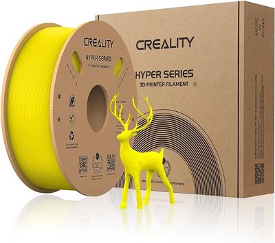 Creality Hyper PLA Yellow Filament, 1.75mm, 1kg