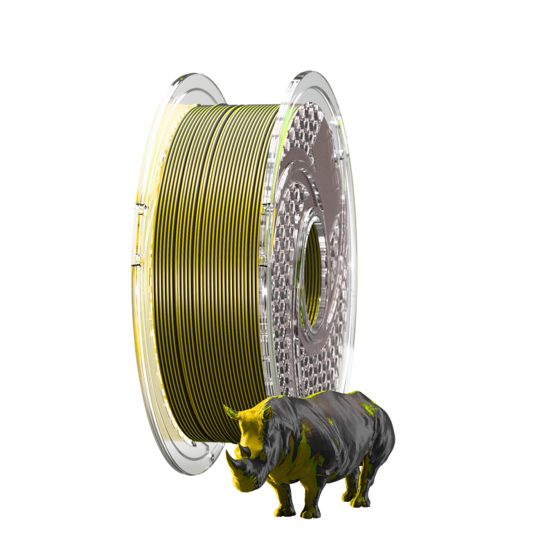 SA Filament Dual Silk PLA+  Charred Gold – Gold &amp; Gun Metal 750g