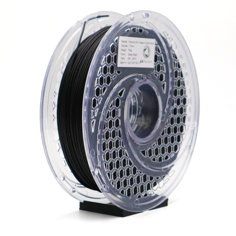 SA Filament PLA Premium – Glitter Black 1.75mm 0.75kg