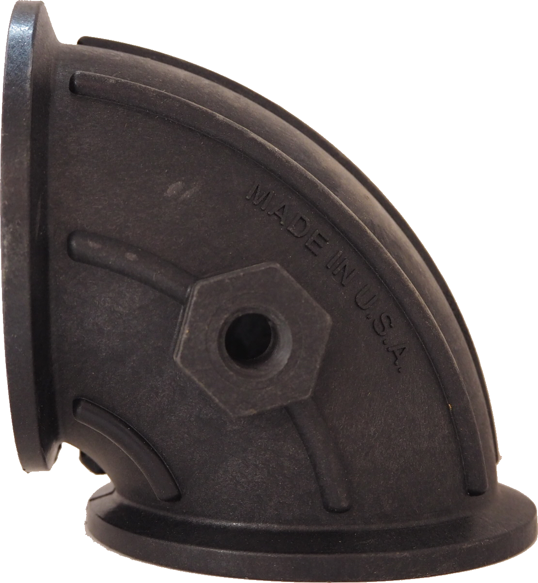 3&quot; FlangeXFlange Sweep w/ 1/4&quot; Gauge Port