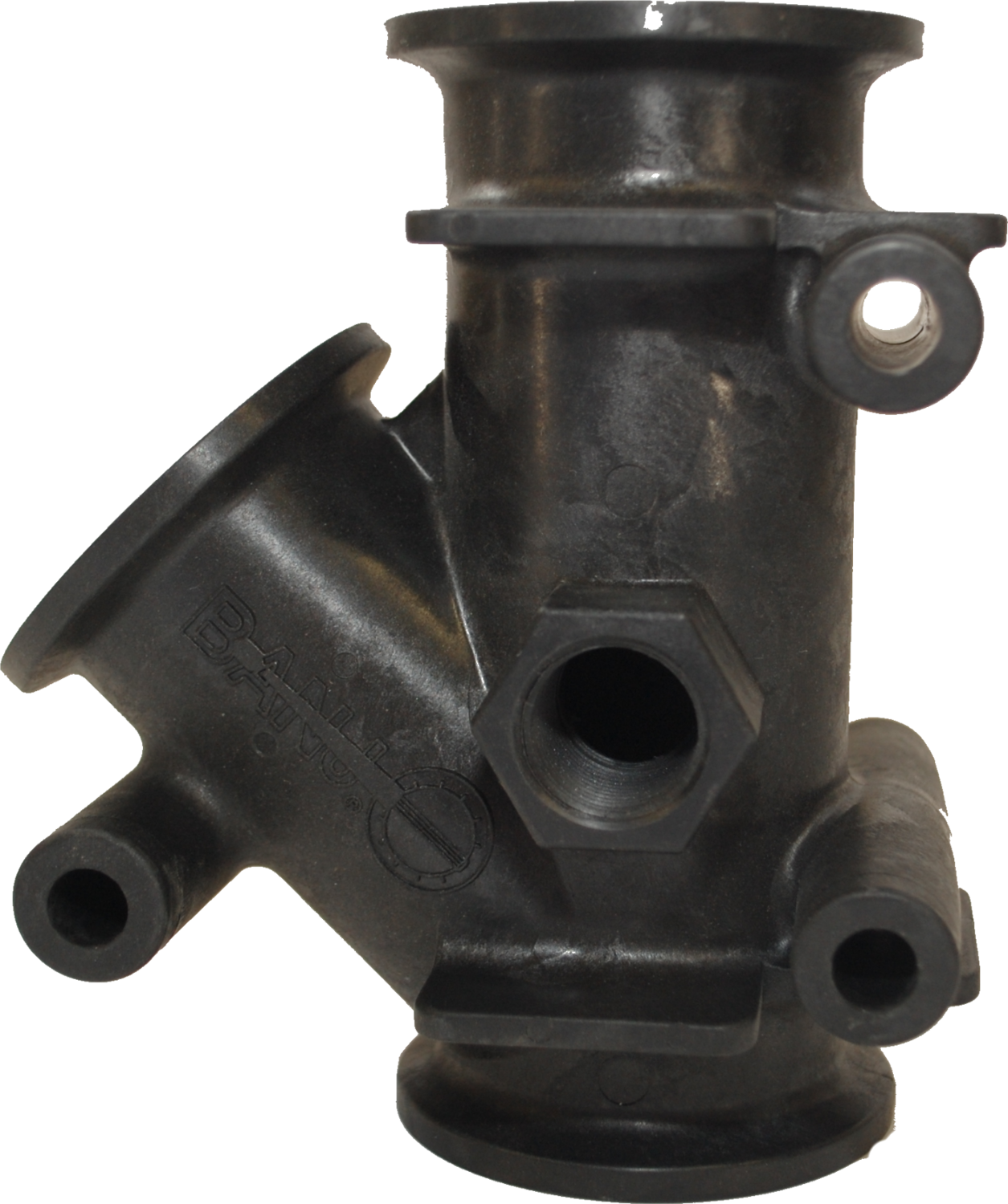 2&quot; FP 45° Y Flange w/ 3/4&quot; Gauge Port