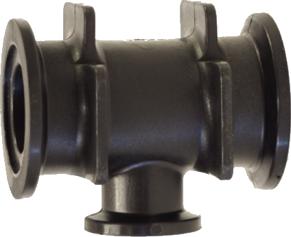 2&quot; X 1&quot; Flanged Tee