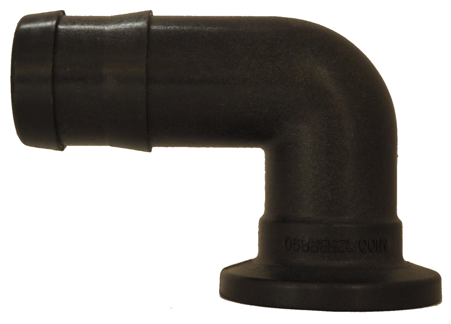 1&quot; FlangeX 1 1/4&quot; 90° Hose Barb