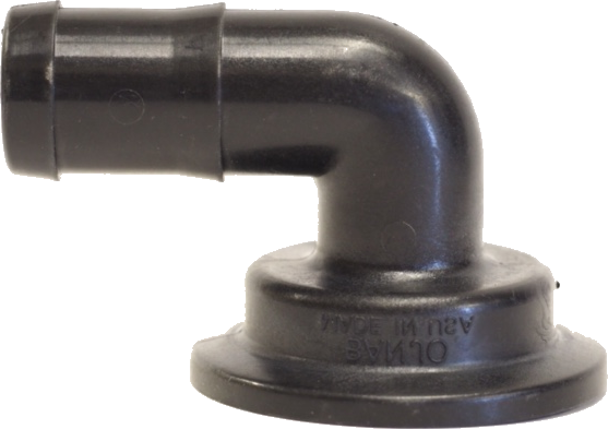 2&quot; FlangeX 1 1/4&quot;  90° Hose Barb