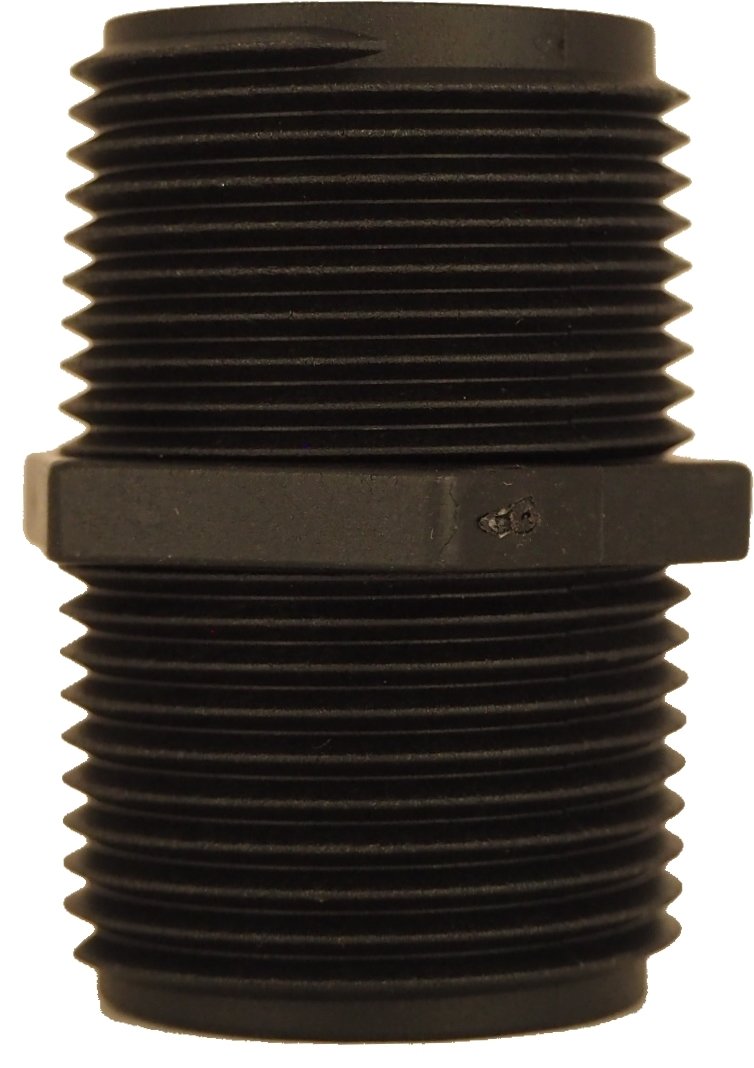 1&quot; X Short Poly Nipple