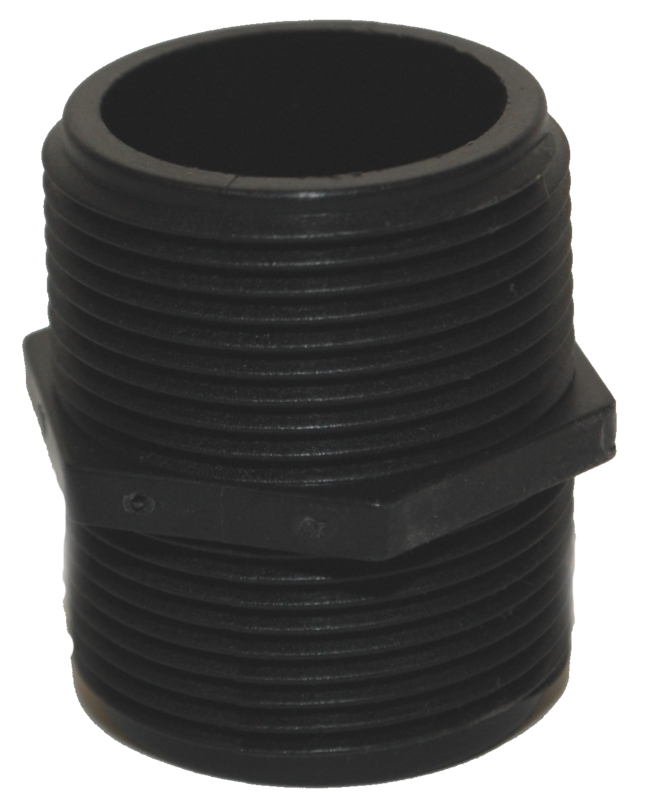 1 1/4&quot; Short Poly Nipple