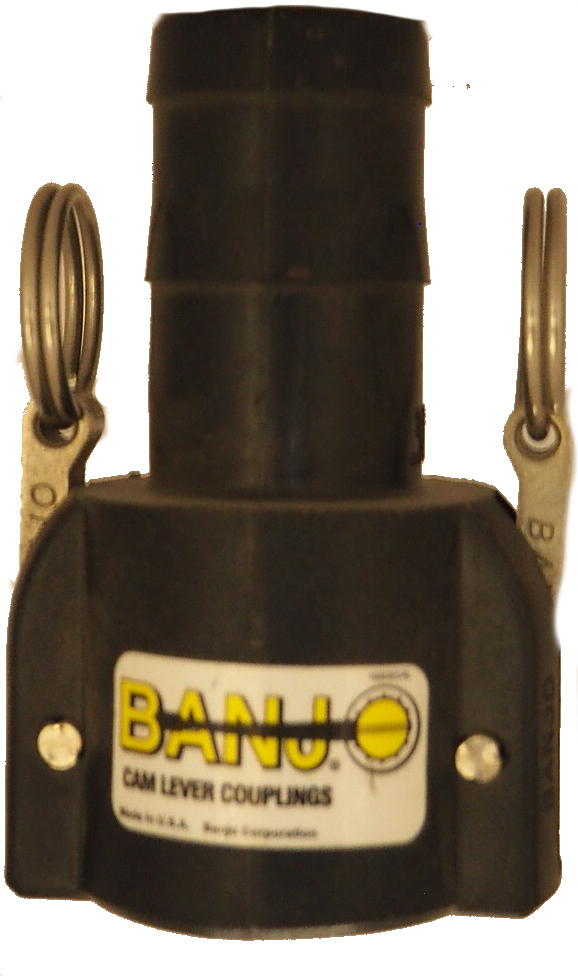 1&quot; Female Coupling X 1 1/4&quot; Hose Shank