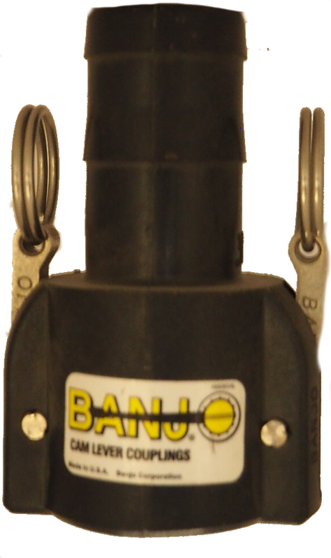 1&quot; Female Coupling X 1 1/4&quot; Hose Shank