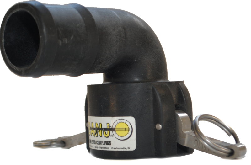 2&quot; 90° Female CouplerXHose Shank