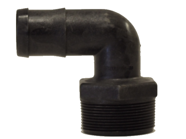 2&quot; Male X 1 1/2&quot; 90° Hose Barb