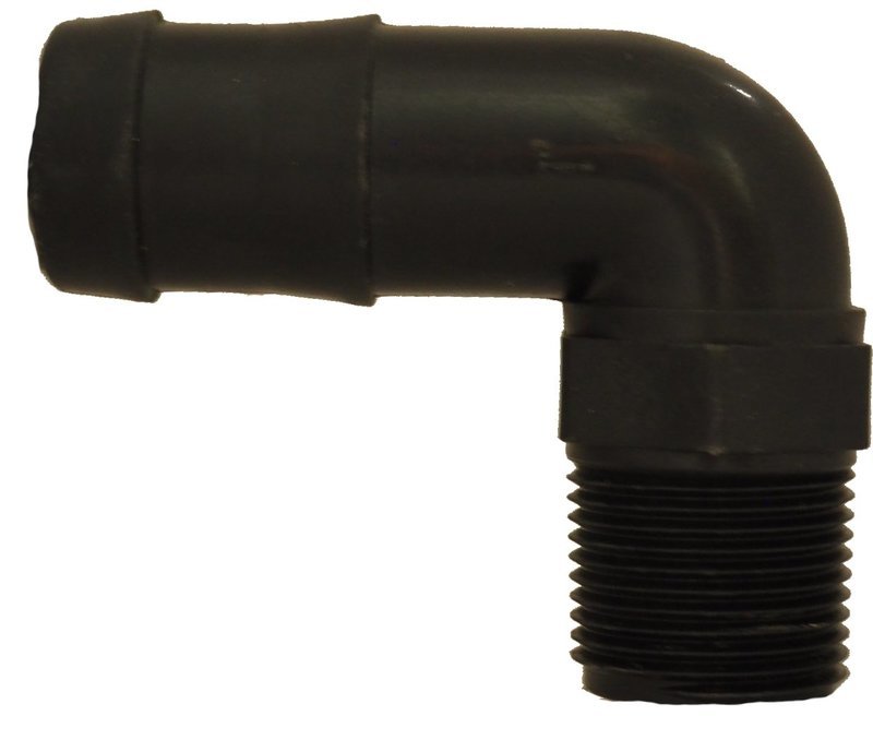 3/4&quot; Male X 1&quot; 90° Hose Barb