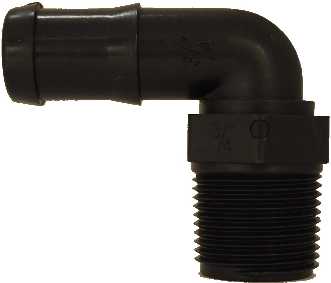 3/4&quot; Male X 3/4&quot; 90° Hose Barb