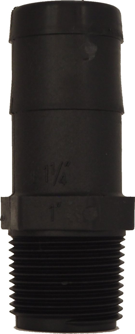 1&quot; Male X 1 1/4&quot; Hose Barb