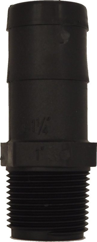 1&quot; Male X 1 1/4&quot; Hose Barb