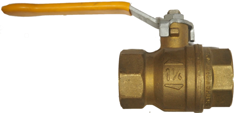 1 1/4&quot; FP Brass Ball Valve