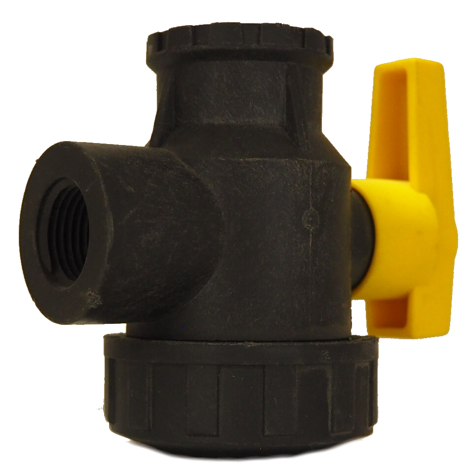 1/2&quot; 3 Way Single Union Ball Valve