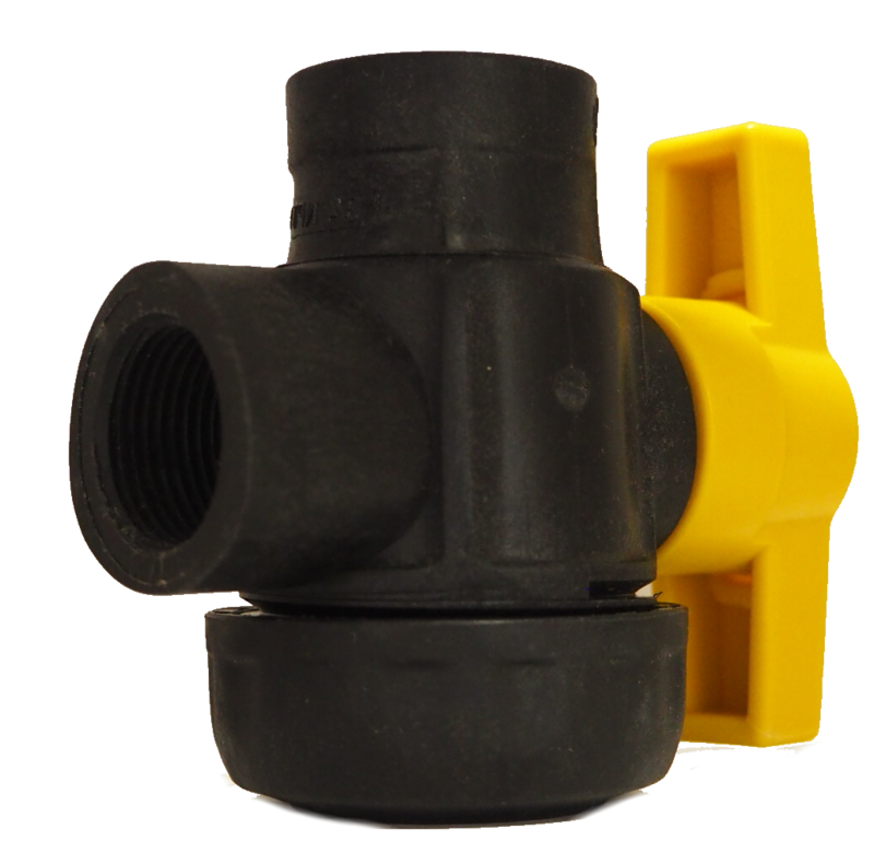 3/4&quot; 3 Way Single Union Ball Valve