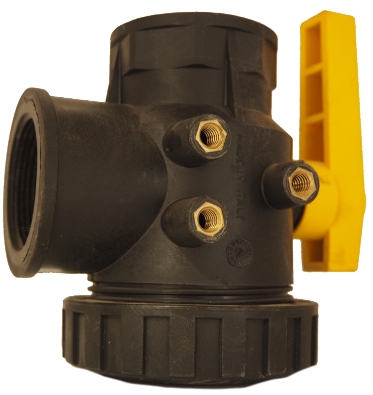 2&quot; 3 Way Single Union Ball Valve