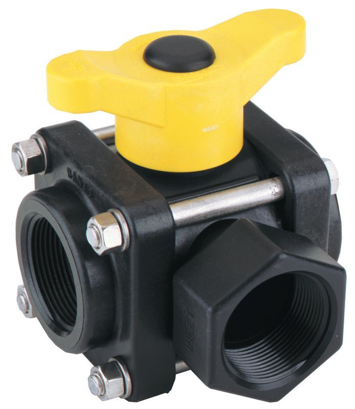 3/4&quot; 3 Way Side Load Valve