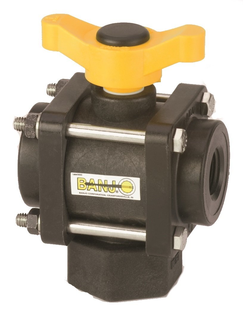 1&quot; 3 Way Bottom Load Valve