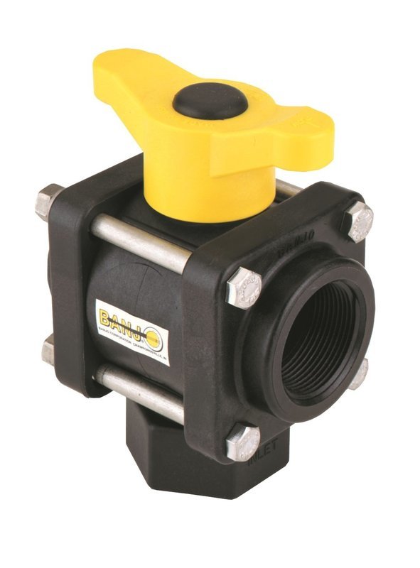 3/4&quot; 3 Way Bottom Load Valve