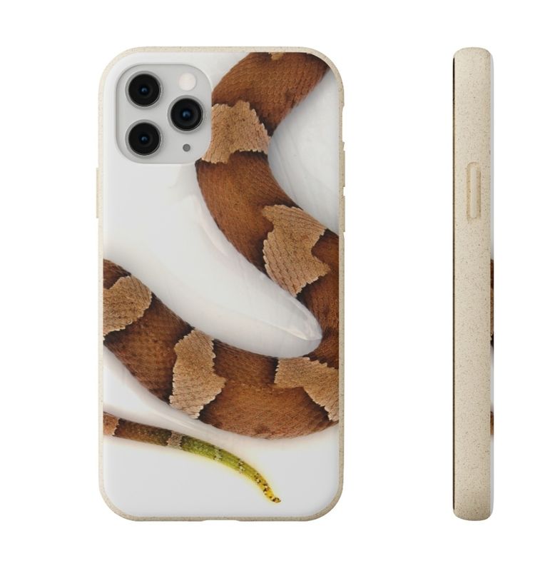 Copperhead biodegradable phone case