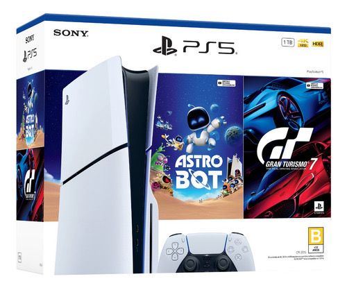 Paquete de Consola PlayStation®5 Slim con Astro Bot y Gran Turismo 7