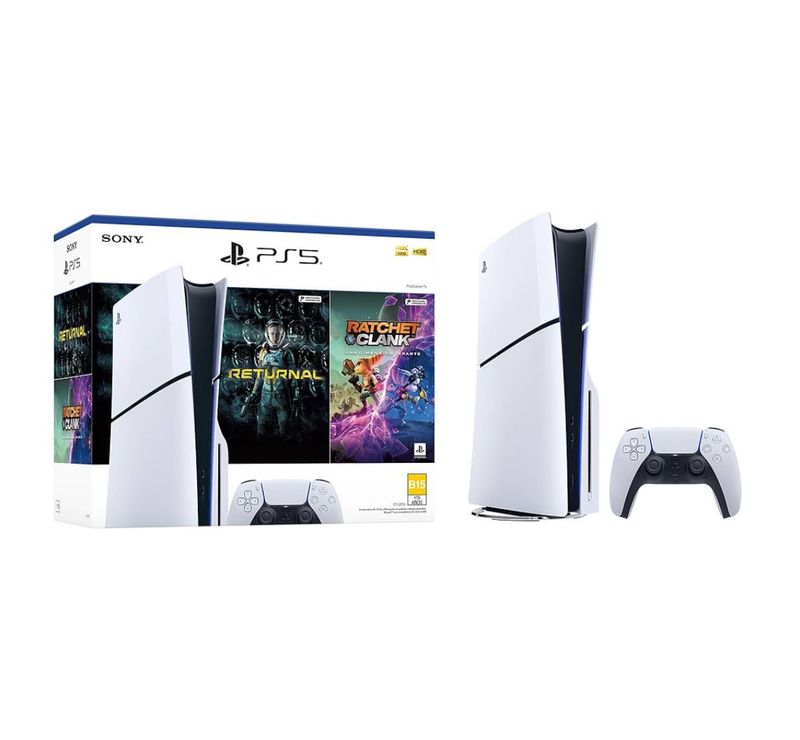 Paquete de Consola PlayStation®5 Slim con 2 juegos