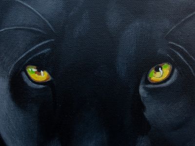 Black Panther Painting